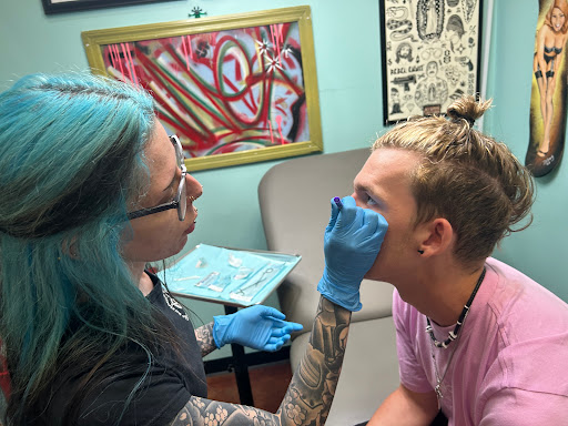 Explore shoulder tattoo ideas for women, creative tattoo ideas in Lakeland, available at Atomic Tattoos Lakeland