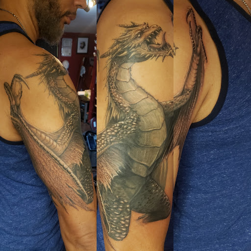 Explore father tattoo ideas for son, creative tattoo ideas in Elmhurst, available at STYX TATTOO