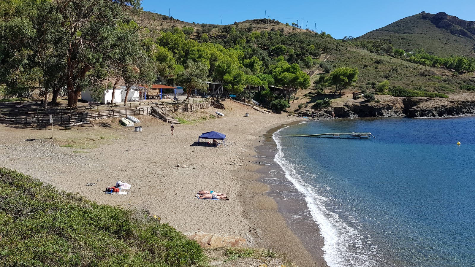 Fotografie cu Cala Pelosa cu mic golf