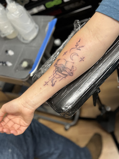 Explore father son tattoo ideas, creative tattoo ideas in Brighton, available at Alchemy Art Collective