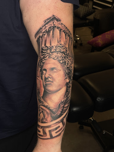 Explore bon jovi tattoo ideas, creative tattoo ideas in Montgomery, available at Flying Eye Tattoo Studio