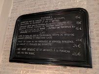 Seb'on à Paris menu