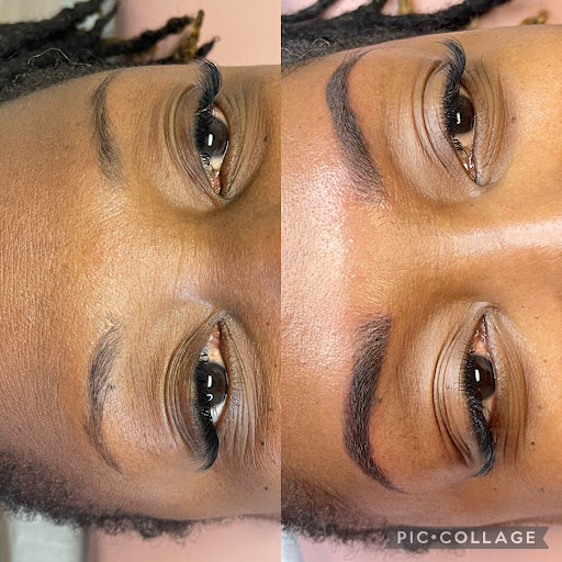 Explore egyptian chest tattoo ideas, creative tattoo ideas in Savannah, available at Haute Brows. Cosmetic Tattoo