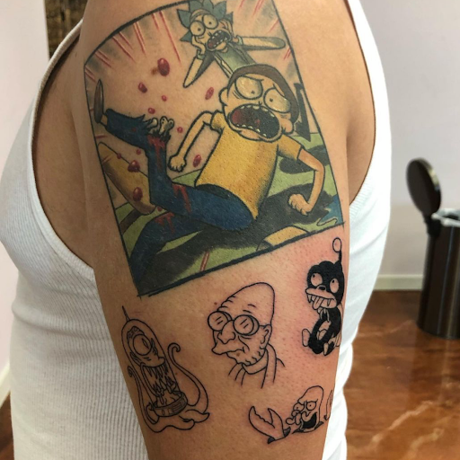 Explore tattoo background filler ideas, creative tattoo ideas in Aledo, available at Elevated Tattoo & Piercing