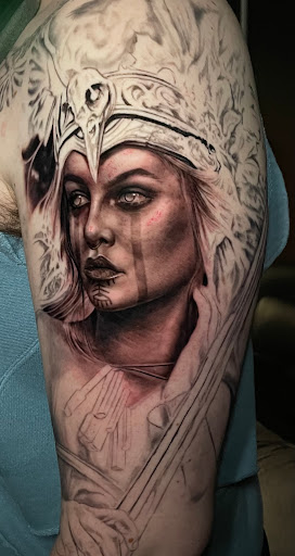 Explore babygirl tattoo ideas, creative tattoo ideas in Chicopee, available at Vellum Art Collective Tattoo Studio