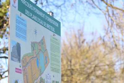 Point de départ des parcours d'orientation à Breteuil