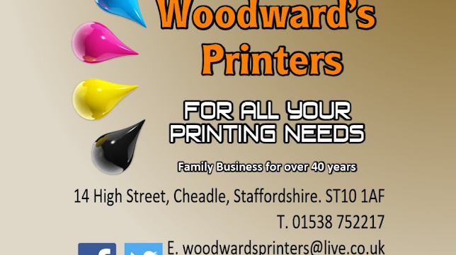 Reviews of Woodwards Printers in Stoke-on-Trent - Copy shop