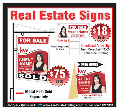Real Estate Signs and Printings