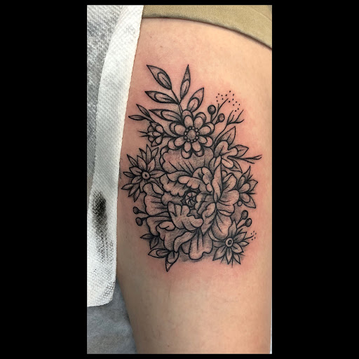 Explore lilo and stitch tattoo ideas, creative tattoo ideas in Londonderry, available at Billy Goat Tattoo