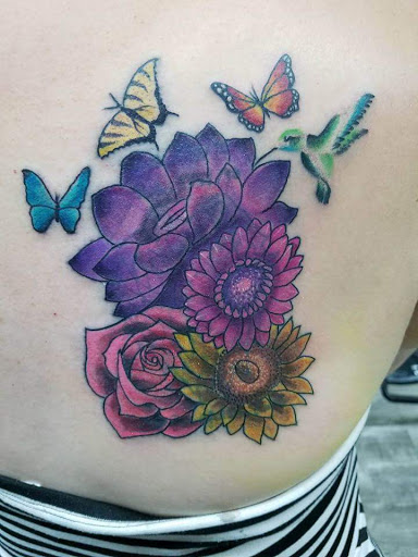 Explore greek tattoo ideas, creative tattoo ideas in Medina, available at Canalside Tattoo Company