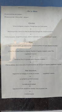 Menu / carte de Restaurant - Hôtel La Calade Salagou à Octon