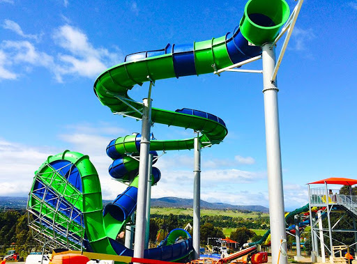 Giant slides in Melbourne