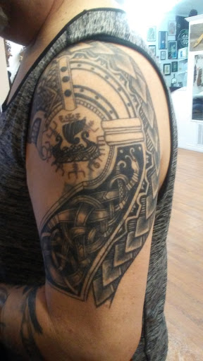 Explore milky way tattoo ideas, creative tattoo ideas in Wasilla, available at Cynful Ink and Metal