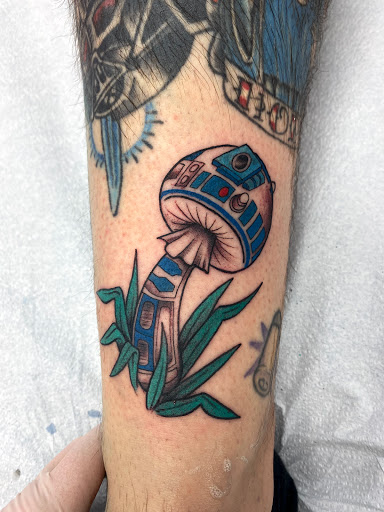 Explore patchwork tattoo ideas, creative tattoo ideas in New Orleans, available at TOUGH LOVE TATTOOS