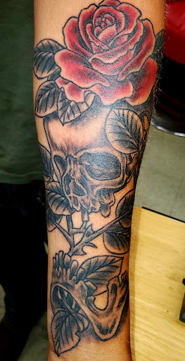 Explore solar eclipse tattoo ideas, creative tattoo ideas in Searcy, available at Multiverse Tattoos & Piercings LLC