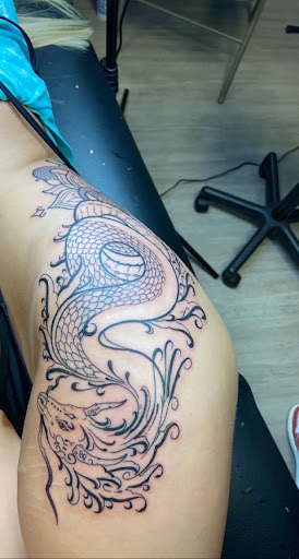 Explore scream tattoo ideas, creative tattoo ideas in Jackson, available at Inkk Culture Tattoo