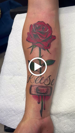 Explore cross tattoo ideas for men, creative tattoo ideas in Garden Grove, available at Ashes 2 Ink Tattoo and Piercing LLC
