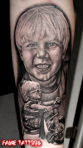 Explore beauty and the beast tattoo ideas, creative tattoo ideas in Hialeah, available at Fame Tattoos