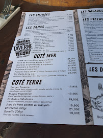 Restaurant La Taverne à Argelès-sur-Mer menu