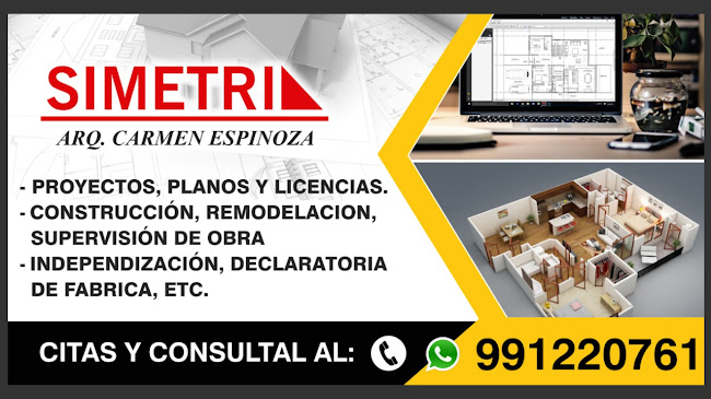 SIMETRIA Arquitectura, Planos, Construcciones y Proyectos de Ingeneria - Arquitecto