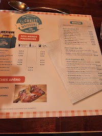 Restaurant français Le Chalet des Moissons à Balma (la carte)