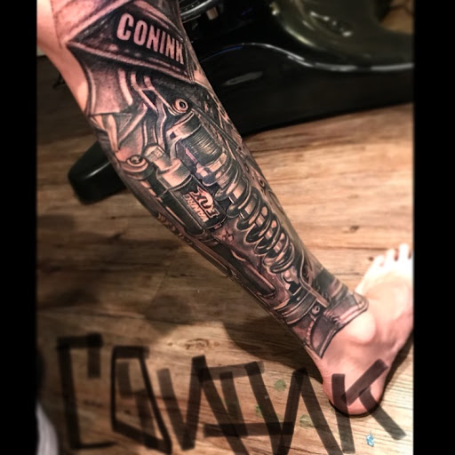 Explore biker tattoo ideas, creative tattoo ideas in Murrieta, available at CON INK TATTOOS LLC