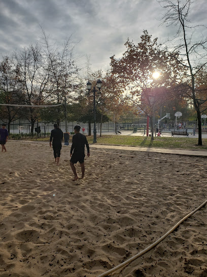 Cancha de voleibol playa Parque Araucano