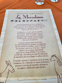 Menu du Agriturismo La Mezzaluna à Malchina