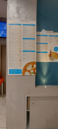 Carte du Pizzeria Romanelli Tor Pisana à Brindisi