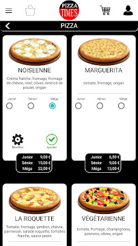 Menu / carte de Pronto Pizza à Villemandeur