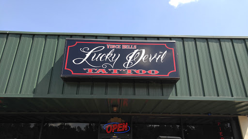 Explore tattoo ideas for women thigh, creative tattoo ideas in Atoka, available at Lucky Devil Tattoo