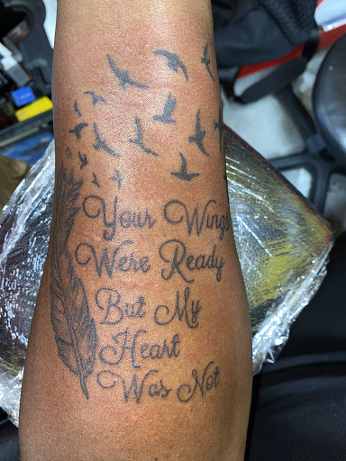 Explore blast over tattoo ideas, creative tattoo ideas in Charlotte, available at BNI-Tattoos