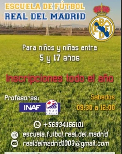 Escuela de fútbol Real del Madrid - Quilicura