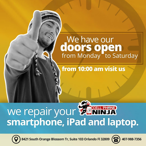 Repair Service «Cell Phone Ninja», reviews and photos, 8421 S Orange Blossom Trail #104, Orlando, FL 32809, USA