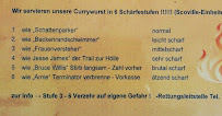 Menu du Willis Pizzaservice à Nordheim