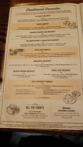 American Restaurant «Cracker Barrel Old Country Store», reviews and photos, 3701 Elmsley Ct, Greensboro, NC 27406, USA