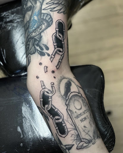 Explore girly half sleeve tattoo ideas for females, creative tattoo ideas in Wakefield, available at Wakefield Tattoo