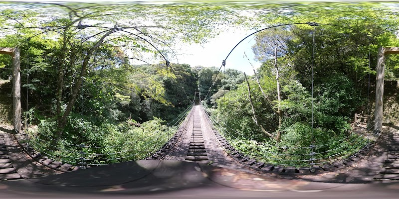 森の吊橋