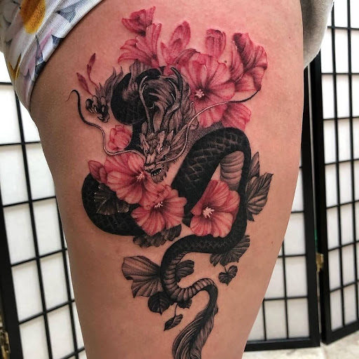 Explore pisces zodiac tattoo ideas, creative tattoo ideas in Ambler, available at Tattoo GalaxyAmbler Piercing & Custom Tattoos