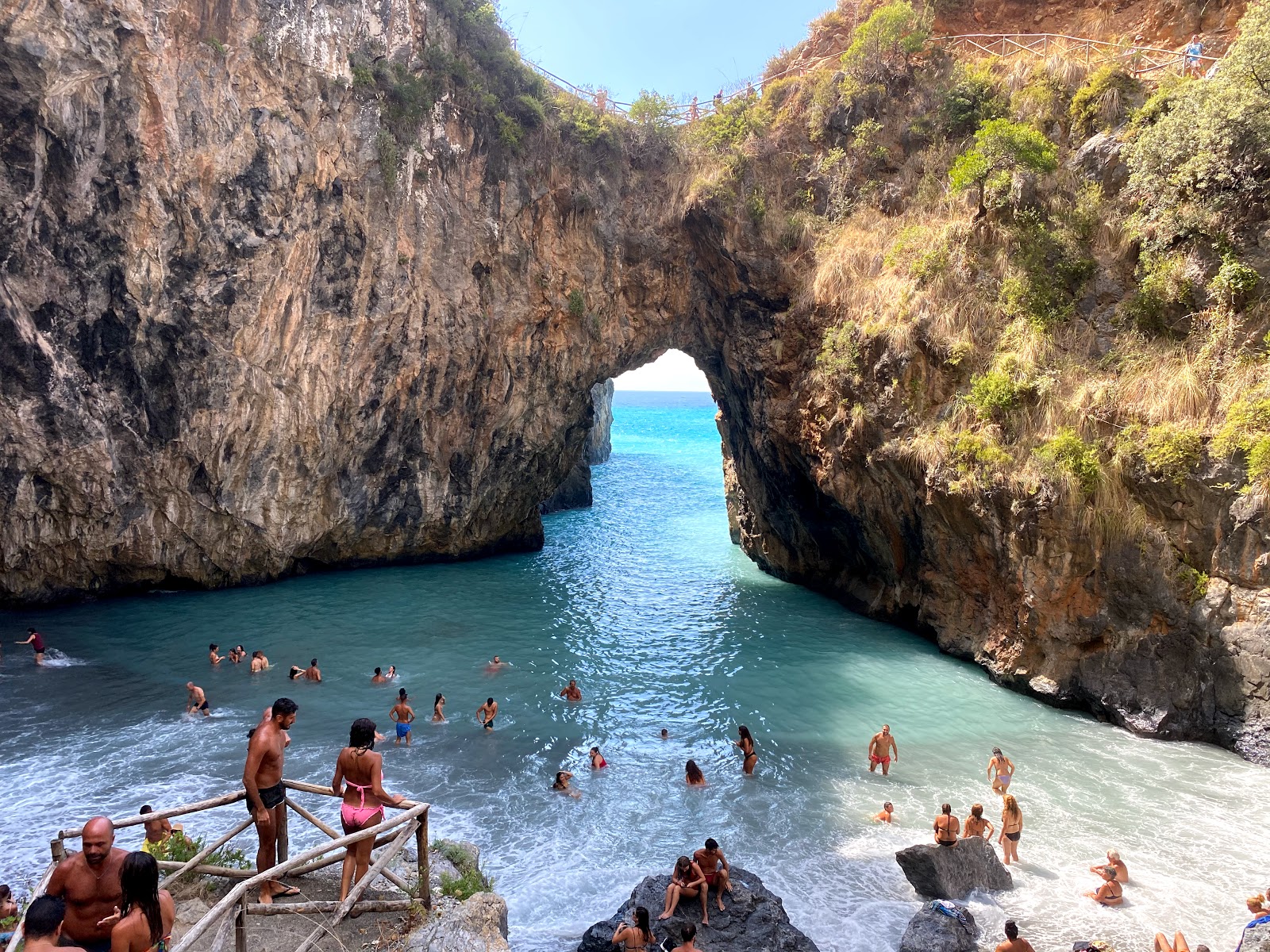 Foto de Playa Arcomagno con muy limpio nivel de limpieza