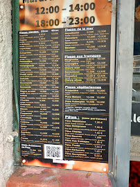 Le Vesuvio Pizza au Feu de Bois à Toulouse carte