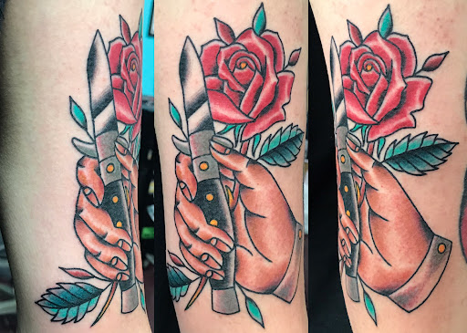 Explore small wrist tattoo cover up ideas, creative tattoo ideas in Madera, available at Sea Wolf Tattoo