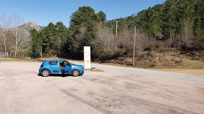 Parking du col de cricheto à Bastelica