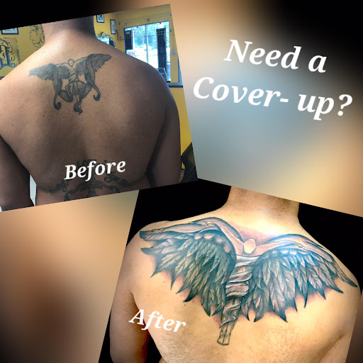 Explore simple horse tattoo ideas, creative tattoo ideas in Saint Petersburg, available at Edens Apple Tattoos and Piercings