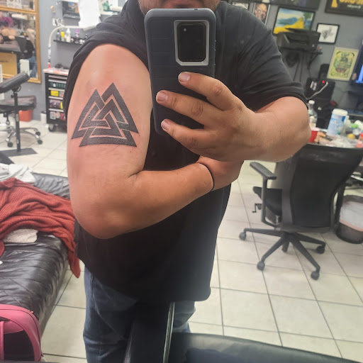 Explore neck and shoulder tattoo ideas, creative tattoo ideas in Spring, available at Late Nite Tattoos