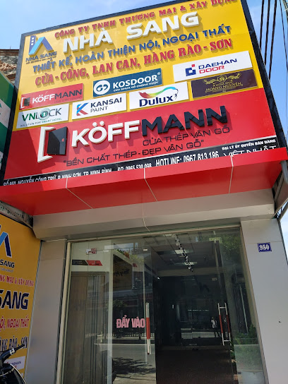 Cửa thép vân gỗ Koffmann Ninh Bình