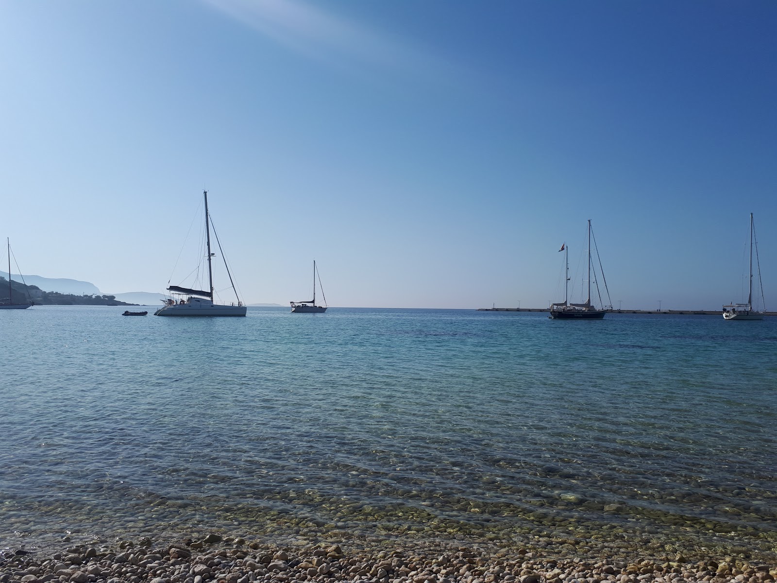 Foto de Pythagorean beach área de complejo turístico de playa