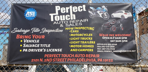 Tire Shop «Perfect Touch Auto Repair», reviews and photos, 2101 N 2nd St, Philadelphia, PA 19122, USA