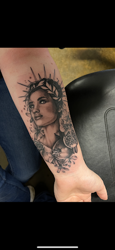 Explore freestyle tattoo ideas, creative tattoo ideas in Roanoke, available at Valkyrie Tattoo Studio