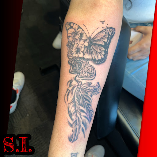 Explore police tattoo ideas, creative tattoo ideas in Mesa, available at SmokeN Ink Tattoos